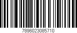 Código de barras (EAN, GTIN, SKU, ISBN): '7896023085710'