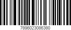 Código de barras (EAN, GTIN, SKU, ISBN): '7896023086380'