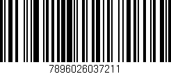Código de barras (EAN, GTIN, SKU, ISBN): '7896026037211'
