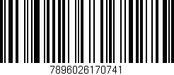 Código de barras (EAN, GTIN, SKU, ISBN): '7896026170741'