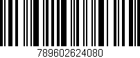 Código de barras (EAN, GTIN, SKU, ISBN): '789602624080'