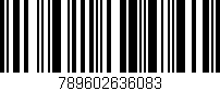 Código de barras (EAN, GTIN, SKU, ISBN): '789602636083'