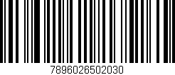 Código de barras (EAN, GTIN, SKU, ISBN): '7896026502030'