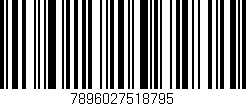 Código de barras (EAN, GTIN, SKU, ISBN): '7896027518795'
