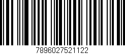 Código de barras (EAN, GTIN, SKU, ISBN): '7896027521122'
