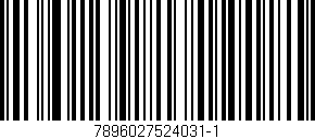 Código de barras (EAN, GTIN, SKU, ISBN): '7896027524031-1'