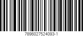 Código de barras (EAN, GTIN, SKU, ISBN): '7896027524093-1'