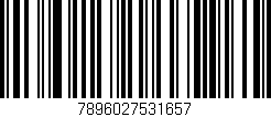 Código de barras (EAN, GTIN, SKU, ISBN): '7896027531657'