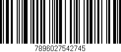 Código de barras (EAN, GTIN, SKU, ISBN): '7896027542745'