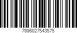 Código de barras (EAN, GTIN, SKU, ISBN): '7896027543575'