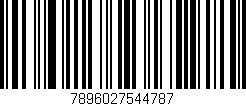 Código de barras (EAN, GTIN, SKU, ISBN): '7896027544787'