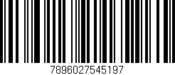 Código de barras (EAN, GTIN, SKU, ISBN): '7896027545197'