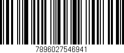 Código de barras (EAN, GTIN, SKU, ISBN): '7896027546941'