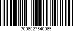 Código de barras (EAN, GTIN, SKU, ISBN): '7896027548365'