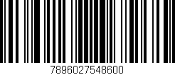 Código de barras (EAN, GTIN, SKU, ISBN): '7896027548600'