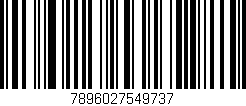 Código de barras (EAN, GTIN, SKU, ISBN): '7896027549737'
