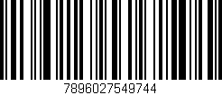 Código de barras (EAN, GTIN, SKU, ISBN): '7896027549744'