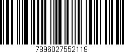 Código de barras (EAN, GTIN, SKU, ISBN): '7896027552119'