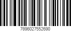 Código de barras (EAN, GTIN, SKU, ISBN): '7896027552690'