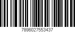 Código de barras (EAN, GTIN, SKU, ISBN): '7896027553437'