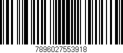Código de barras (EAN, GTIN, SKU, ISBN): '7896027553918'