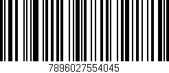 Código de barras (EAN, GTIN, SKU, ISBN): '7896027554045'