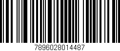 Código de barras (EAN, GTIN, SKU, ISBN): '7896028014487'