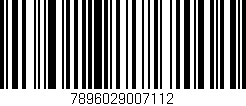 Código de barras (EAN, GTIN, SKU, ISBN): '7896029007112'