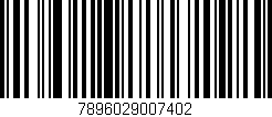 Código de barras (EAN, GTIN, SKU, ISBN): '7896029007402'