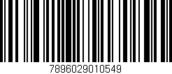 Código de barras (EAN, GTIN, SKU, ISBN): '7896029010549'