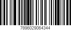 Código de barras (EAN, GTIN, SKU, ISBN): '7896029064344'