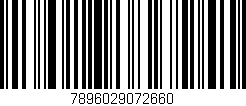 Código de barras (EAN, GTIN, SKU, ISBN): '7896029072660'