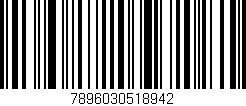 Código de barras (EAN, GTIN, SKU, ISBN): '7896030518942'