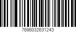 Código de barras (EAN, GTIN, SKU, ISBN): '7896032631243'