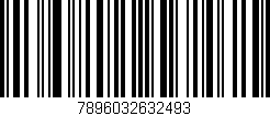 Código de barras (EAN, GTIN, SKU, ISBN): '7896032632493'