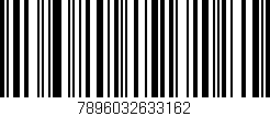 Código de barras (EAN, GTIN, SKU, ISBN): '7896032633162'