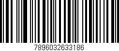 Código de barras (EAN, GTIN, SKU, ISBN): '7896032633186'