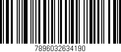 Código de barras (EAN, GTIN, SKU, ISBN): '7896032634190'