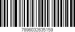 Código de barras (EAN, GTIN, SKU, ISBN): '7896032635159'