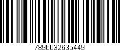Código de barras (EAN, GTIN, SKU, ISBN): '7896032635449'