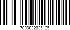 Código de barras (EAN, GTIN, SKU, ISBN): '7896032636125'