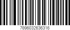 Código de barras (EAN, GTIN, SKU, ISBN): '7896032636316'