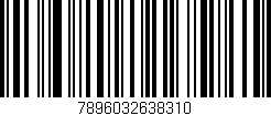 Código de barras (EAN, GTIN, SKU, ISBN): '7896032638310'