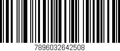Código de barras (EAN, GTIN, SKU, ISBN): '7896032642508'