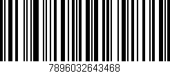 Código de barras (EAN, GTIN, SKU, ISBN): '7896032643468'