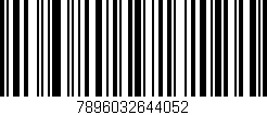 Código de barras (EAN, GTIN, SKU, ISBN): '7896032644052'
