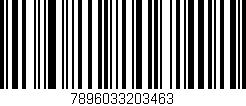 Código de barras (EAN, GTIN, SKU, ISBN): '7896033203463'