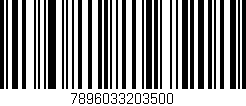 Código de barras (EAN, GTIN, SKU, ISBN): '7896033203500'