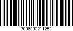 Código de barras (EAN, GTIN, SKU, ISBN): '7896033211253'