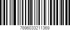 Código de barras (EAN, GTIN, SKU, ISBN): '7896033211369'